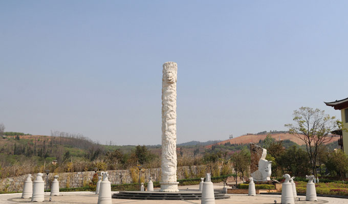 昆明青龙园龙凤呈祥实景拍摄