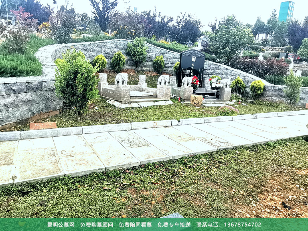 昆明青龙园公墓环境展示