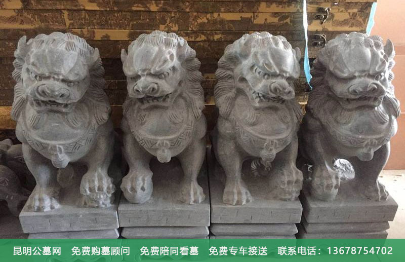 墓地石狮子的摆放有哪些讲究