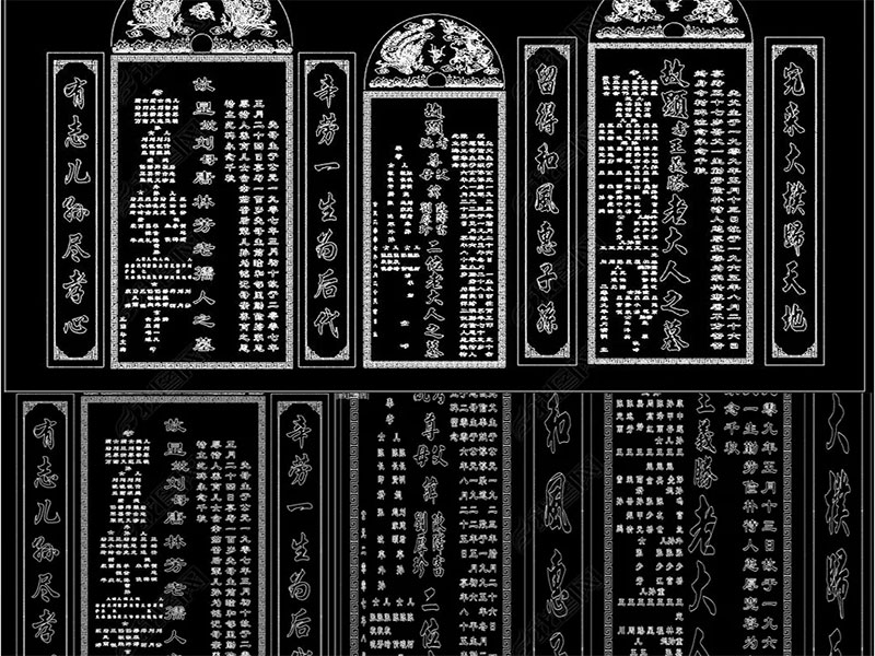 碑文的规范刻法