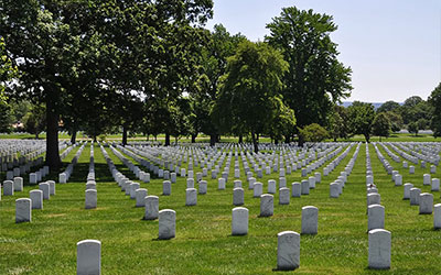墓地本身给人的感受更多来自景观的状况