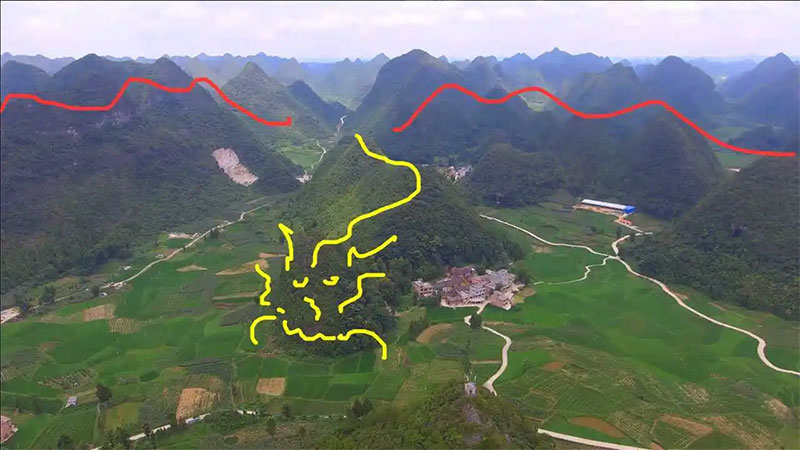 风水中龙脉剥落星辰的意义