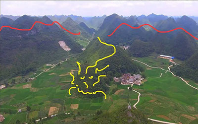 风水中龙脉剥落星辰的意义