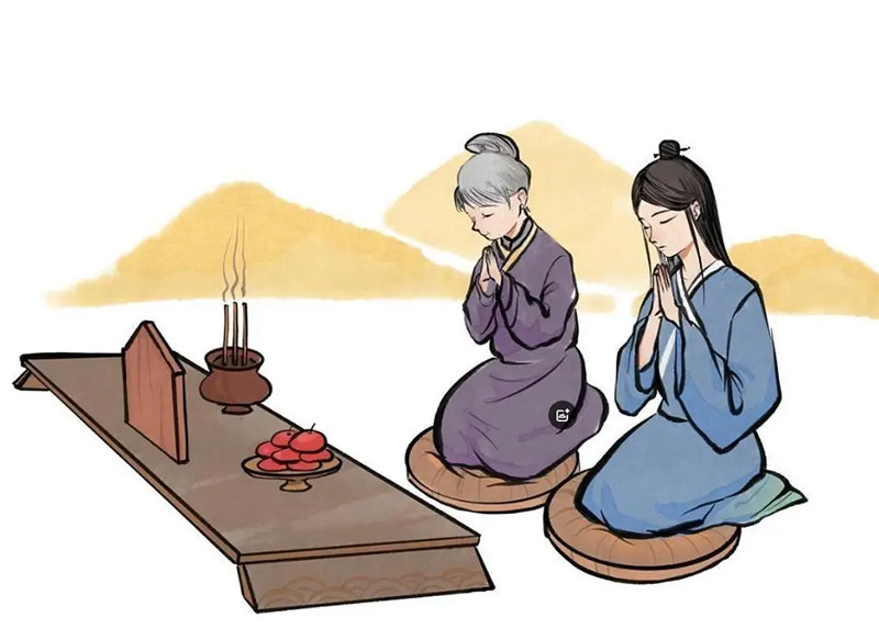 祭祖先之语：敬思有别，慎言守心