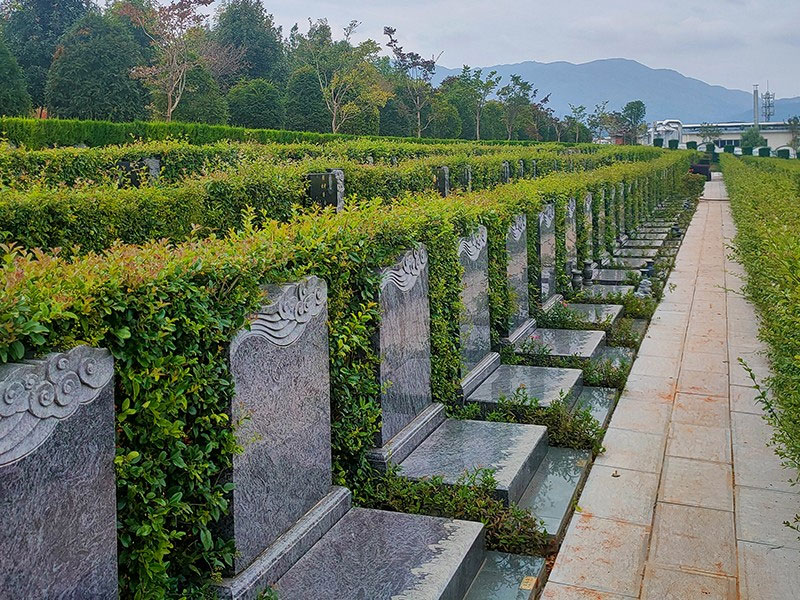 昆明抚仙湖人文纪念园墓区环境 昆明抚仙湖人文纪念园公墓环境