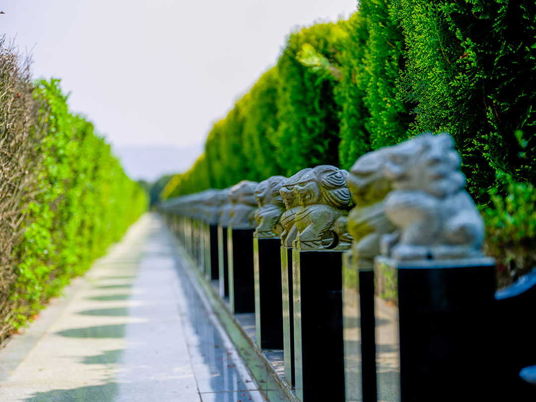 昆明抚仙湖人文纪念园墓型实拍